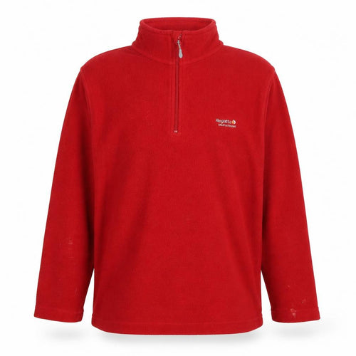 Regatta Men's Red 1/2 Zip Fleece Sweatshirt M