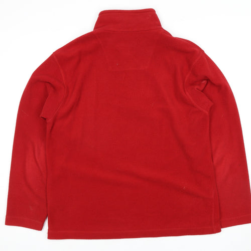 Regatta Men's Red 1/2 Zip Fleece Sweatshirt M