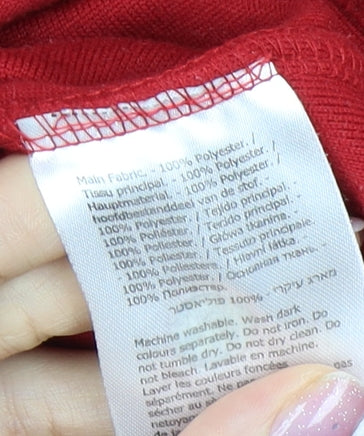 Regatta Men's Red 1/2 Zip Fleece Sweatshirt M