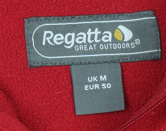 Regatta Men's Red 1/2 Zip Fleece Sweatshirt M