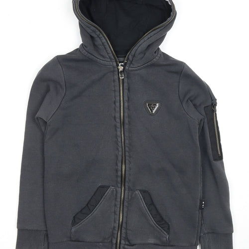 Sonneti Boys Grey Full Zip Hoodie 8-10 Years with Hood