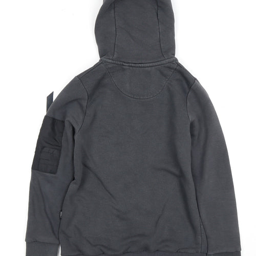 Sonneti Boys Grey Full Zip Hoodie 8-10 Years with Hood