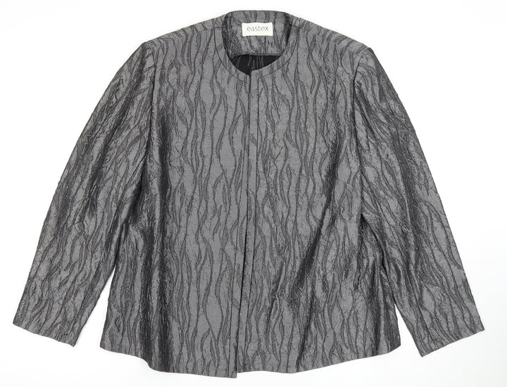 Eastex Women's Grey Jacket Size 16, Polyester Blend