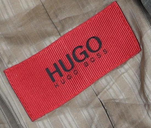 Hugo Boss Men's Brown Striped Blazer, Size 40