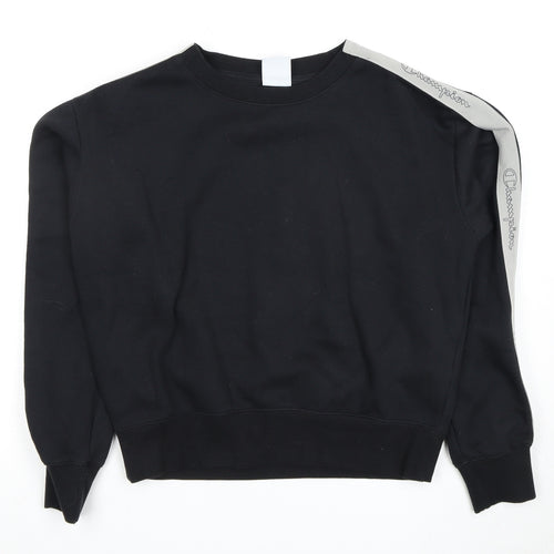 Champion Women’s Black Pullover Sweatshirt, Size S