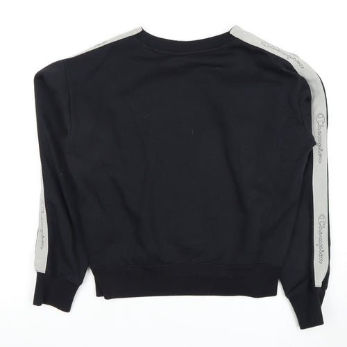 Champion Women’s Black Pullover Sweatshirt, Size S