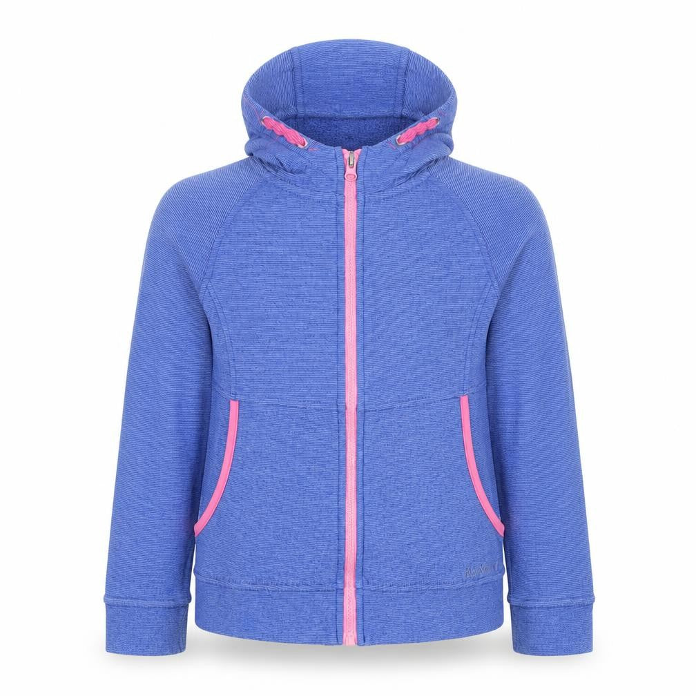 Peter Storm Girls Blue Hooded Jacket, 7-8 Years, Casual Style