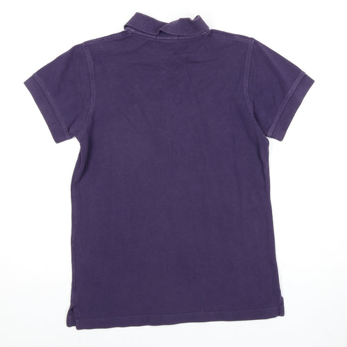 Lyle & Scott Men's Purple Polo Shirt Size S