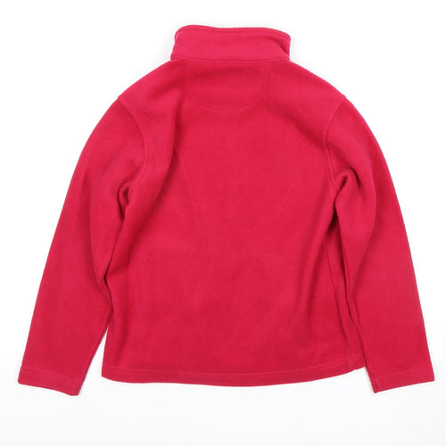 Regatta Girls Red Fleece Jacket, 10Y, Casual Comfort