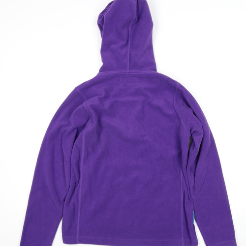Mountain Warehouse Girls Purple Fleece Hoodie, Size 14