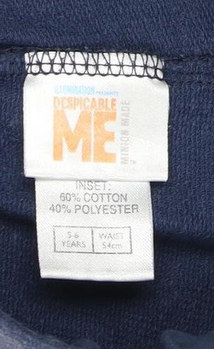 Despicable Me Boys Blue Casual Shorts 5-6 Years