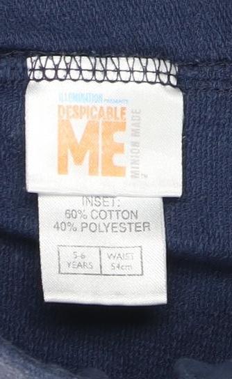 Despicable Me Boys Blue Casual Shorts 5-6 Years