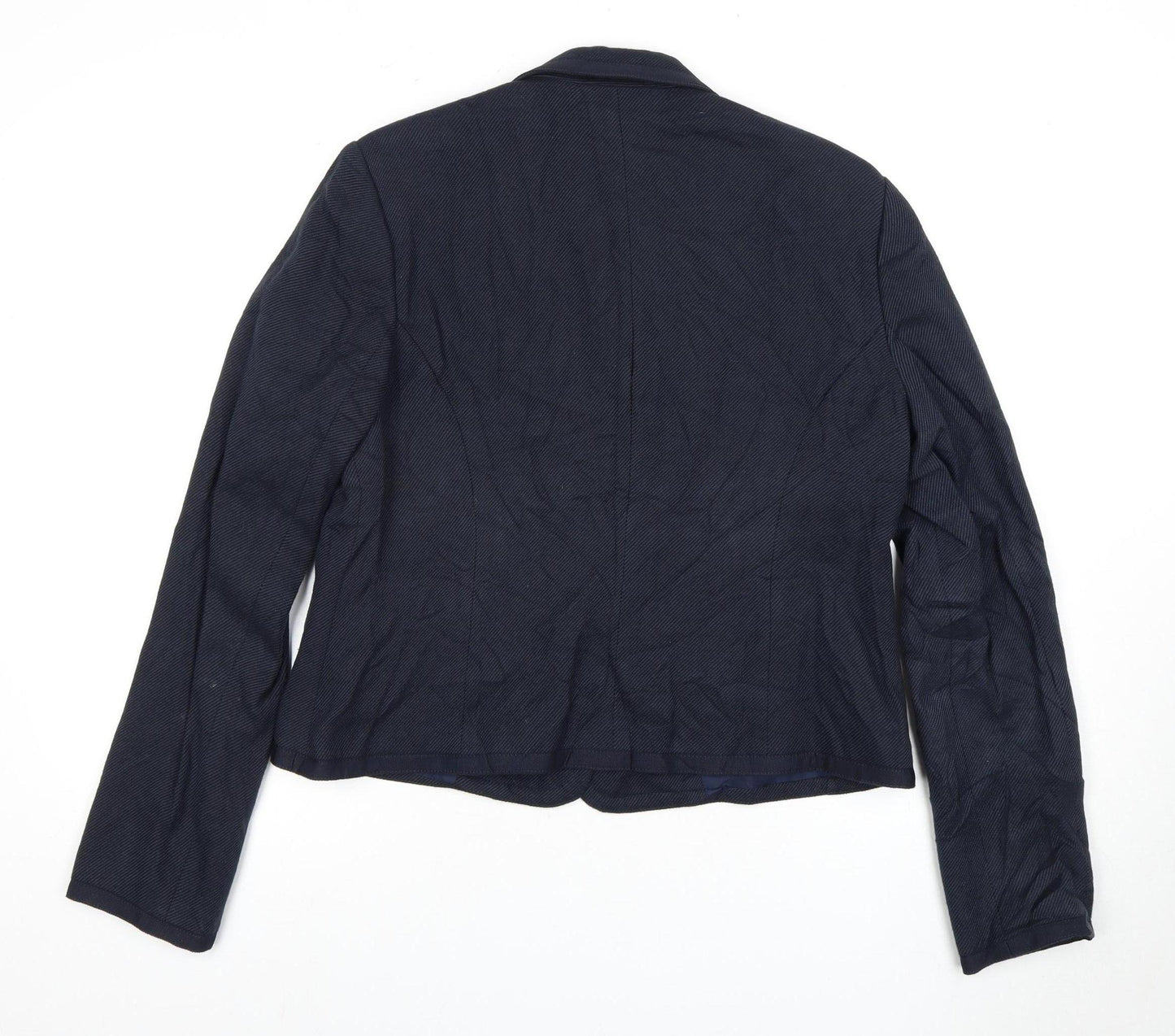 TOAST Women's Blue Blazer, Size 18, Business Elegance