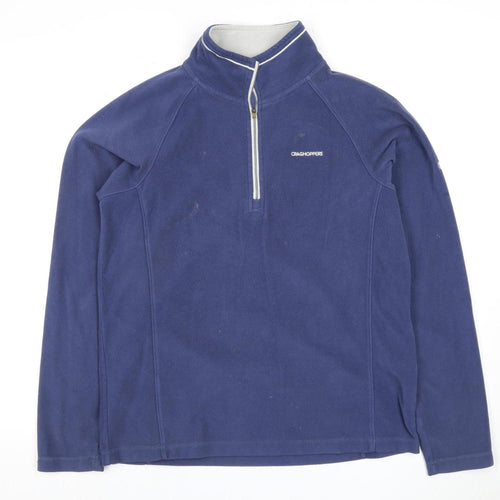 Craghoppers Men's Blue Lightweight 1/4 Zip Sweatshirt S