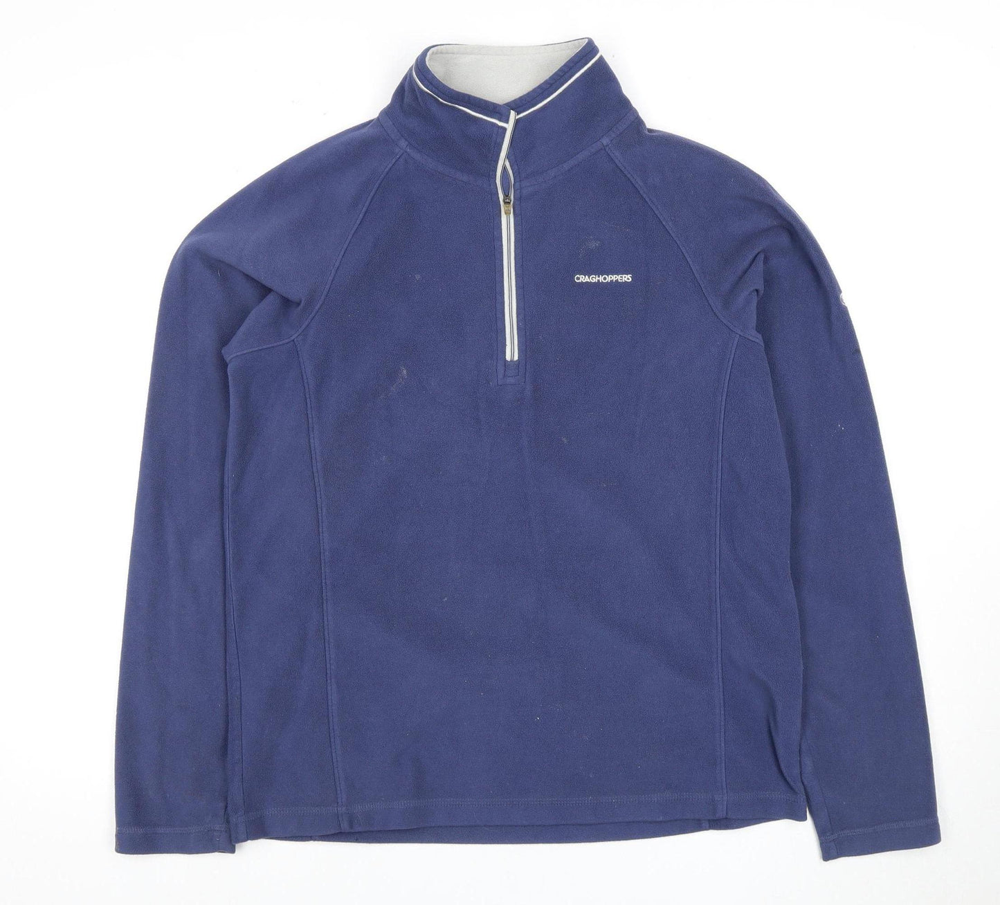 Craghoppers Men's Blue Lightweight 1/4 Zip Sweatshirt S