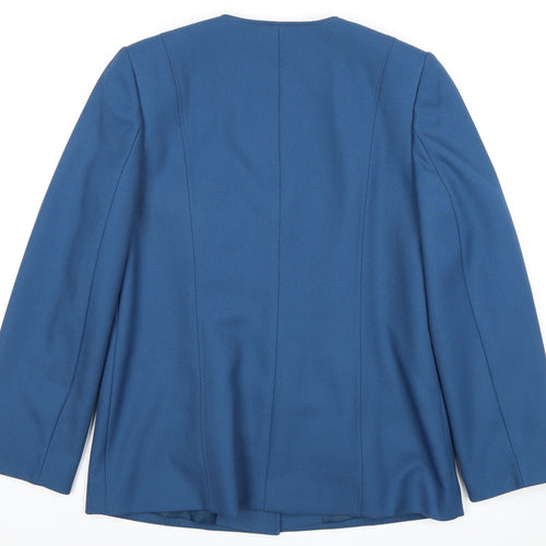 Eastex Women's Blue Blazer, Size 10, Mid-Length Lined