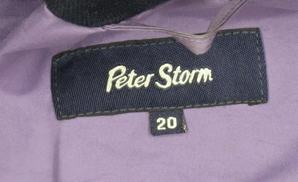 Peter Storm Women's Purple Rain Jacket Size 20