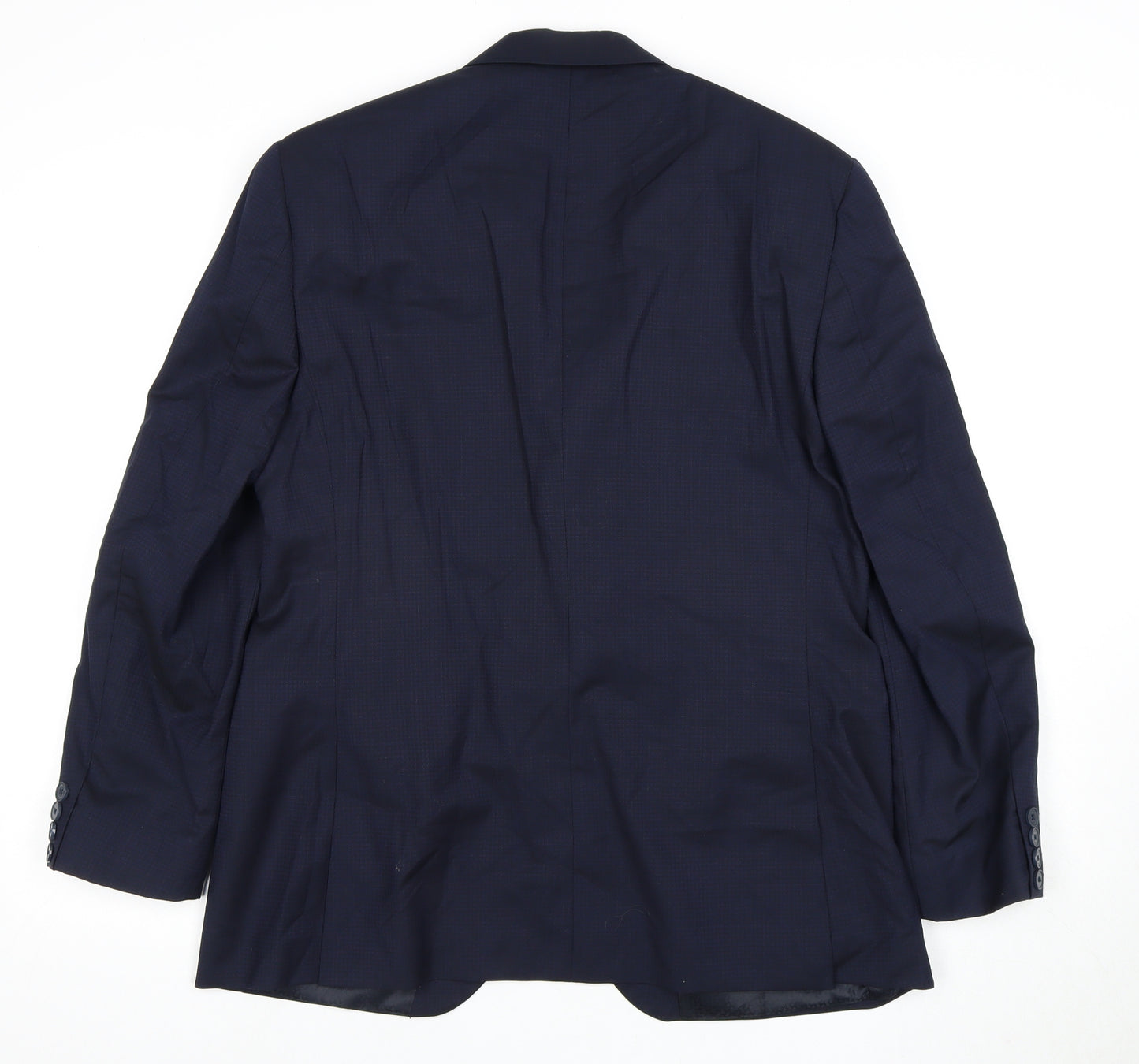 Jaeger Men's Blue Wool Blazer 40S