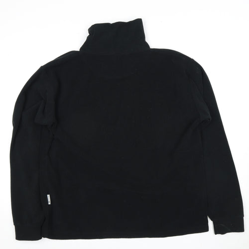 Trespass Men's Black Fleece Sweatshirt, Size M