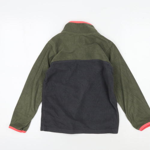 OshKosh B'gosh Girls Green Full Zip Fleece Sweatshirt 7 Years