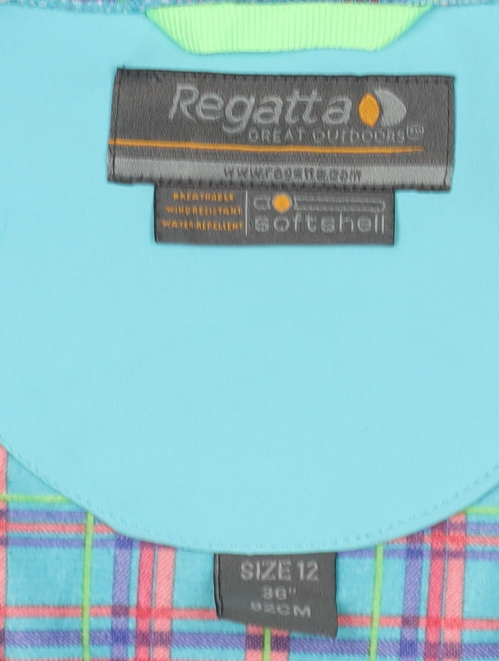 Regatta Women's Blue Soft Shell Jacket Size 12