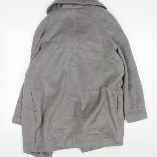 South Women's Grey Mid-Length Coat Size 10