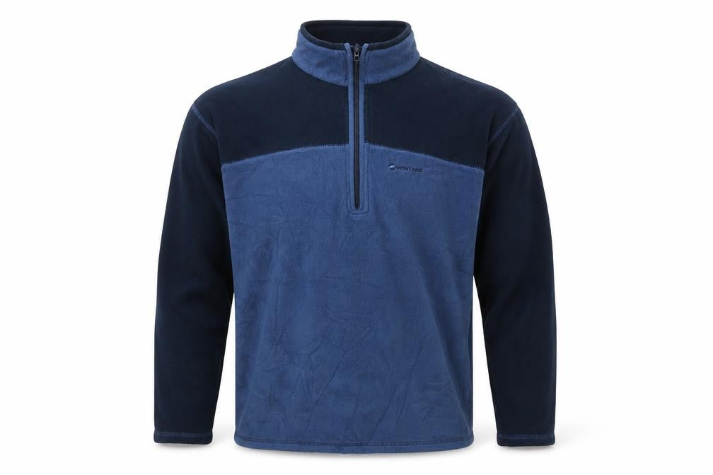 Front view of Mountain Life Men's Blue M Fleece Sweatshirt