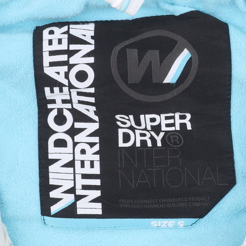 Superdry Women's Black White Windbreaker Jacket Size S