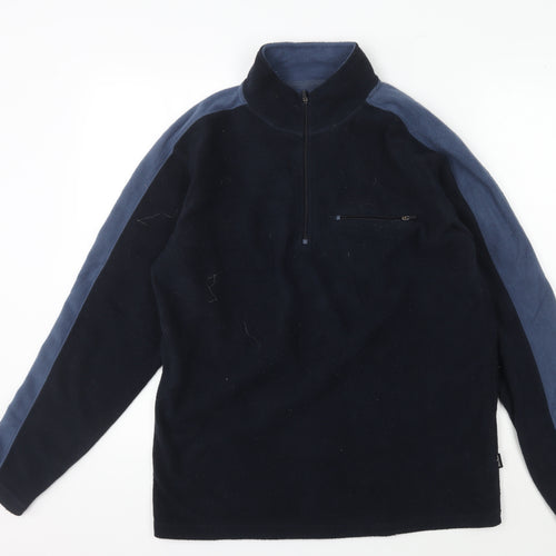 Peter Storm Men's Small Black Fleece Pullover Sweatshirt