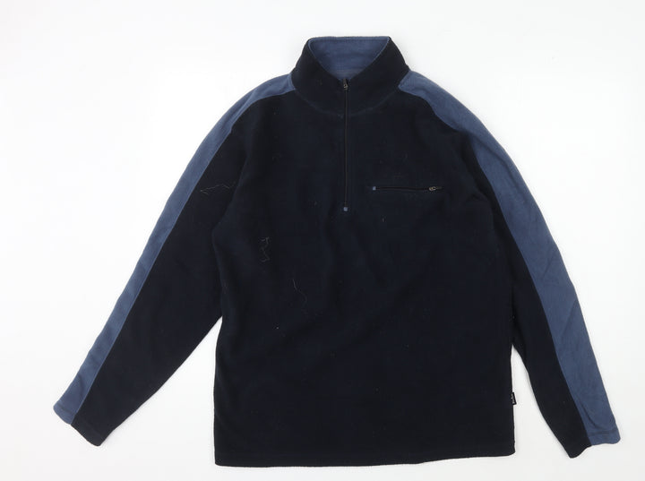 Peter Storm Men's Small Black Fleece Pullover Sweatshirt