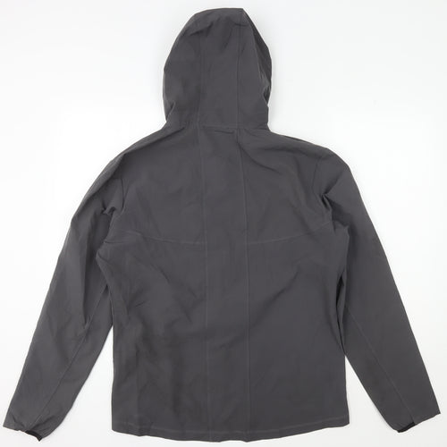 Montirex Men's Black Hooded Basic Jacket M