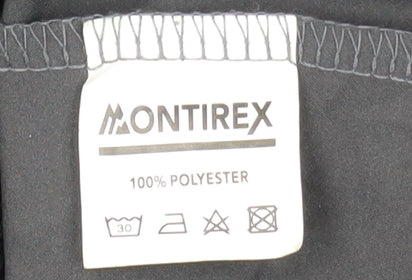 Montirex Men's Black Hooded Basic Jacket M