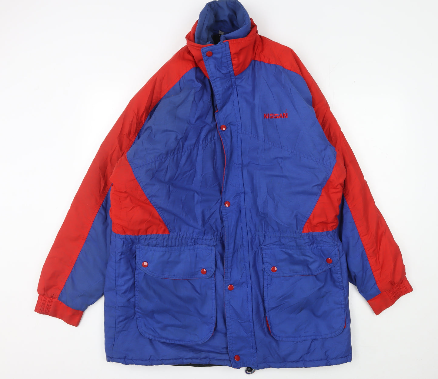 Nissan Men's Blue Red Basic Jacket L Size