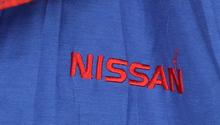 Nissan Men's Blue Red Basic Jacket L Size