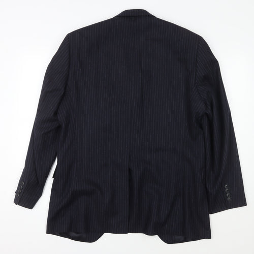 Austin Reed Men's Blue Stripe Suit Jacket Size 40R