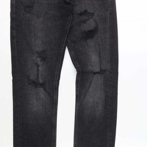 Jack & Jones Men’s Black Skinny Jeans Size 31