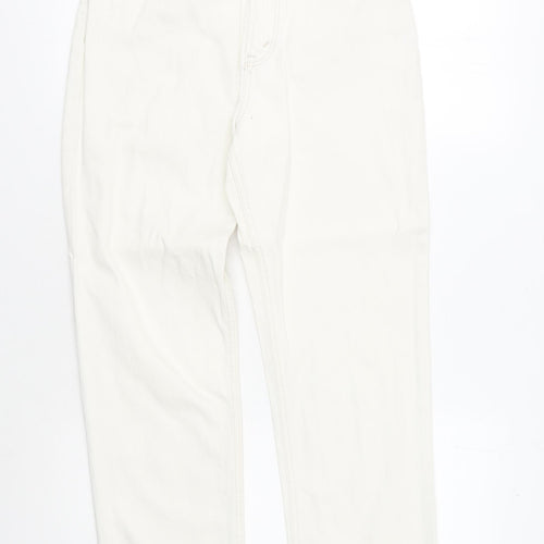 Abercrombie & Fitch Women's Ivory Straight Jeans Size 8L