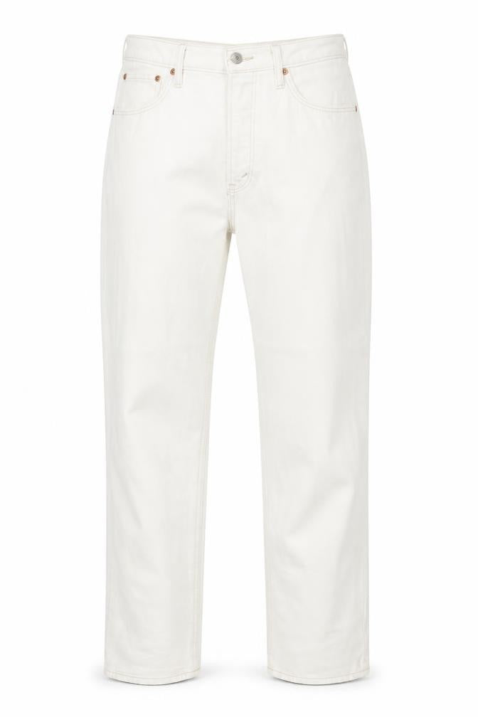 Abercrombie & Fitch Women's Ivory Straight Jeans Size 8L