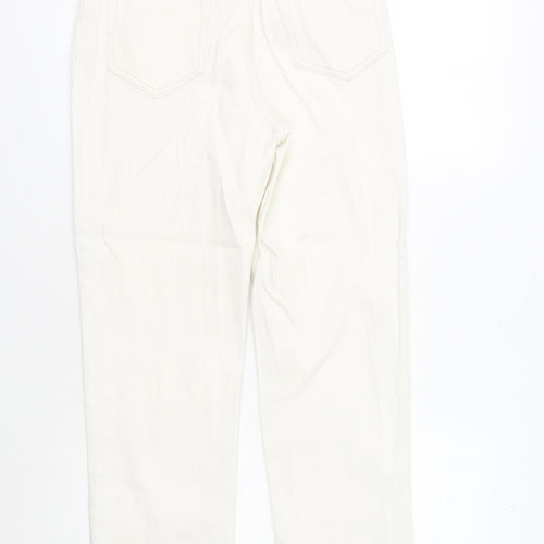 Abercrombie & Fitch Women's Ivory Straight Jeans Size 8L