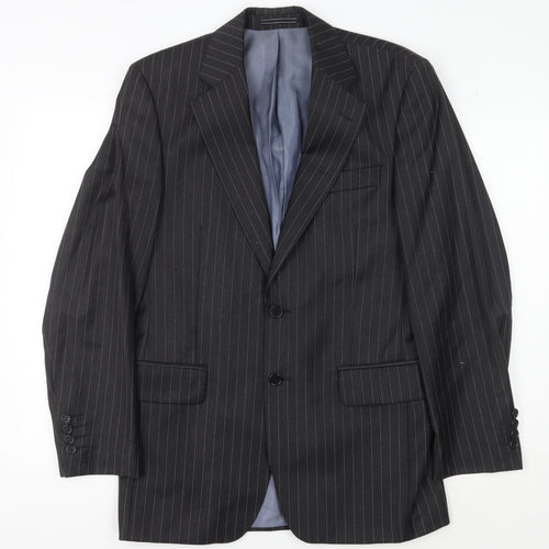 Austin Reed Men's Black Striped Blazer, 38R