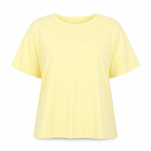 Honor Millburn Women's Yellow XL Cotton T-Shirt