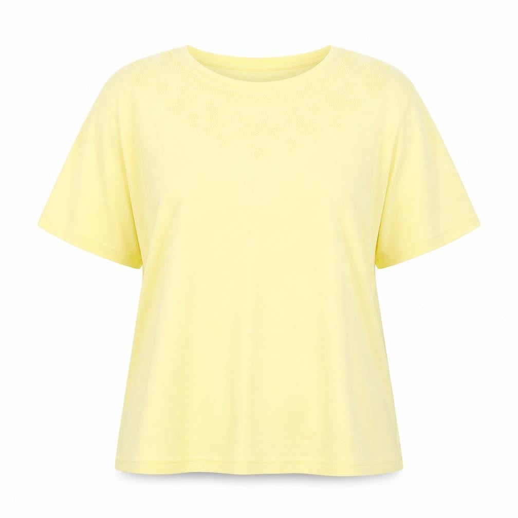 Honor Millburn Women's Yellow XL Cotton T-Shirt
