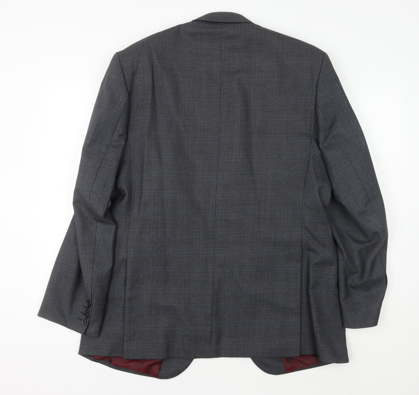 Dehavilland Men's Grey Check Regular Fit Blazer 40R