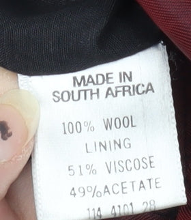 Dehavilland Men's Grey Check Regular Fit Blazer 40R