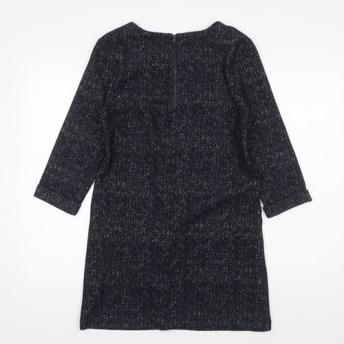 White Stuff Women's Black Shift Dress, Size 10, Autumn Casual