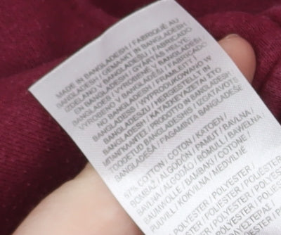 Soulcal & Co Women's Red Zip Hoodie Size 14