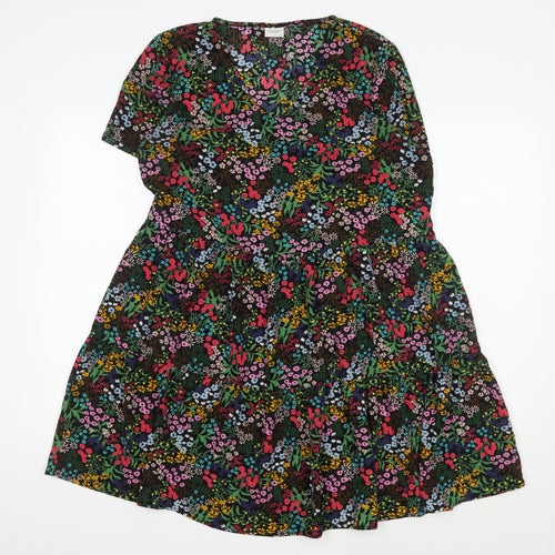 Jacqueline de Yong Women's Floral A-Line Dress Size 12