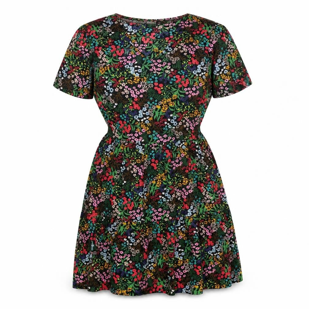 Jacqueline de Yong Women's Floral A-Line Dress Size 12