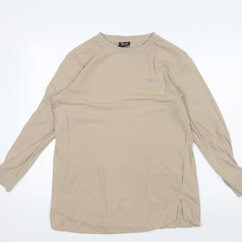 Everlast Beige Long Sleeve Pullover Top Unisex Size 14