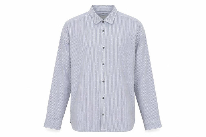 Jack & Jones Men's Blue Striped Long Sleeve Shirt XL